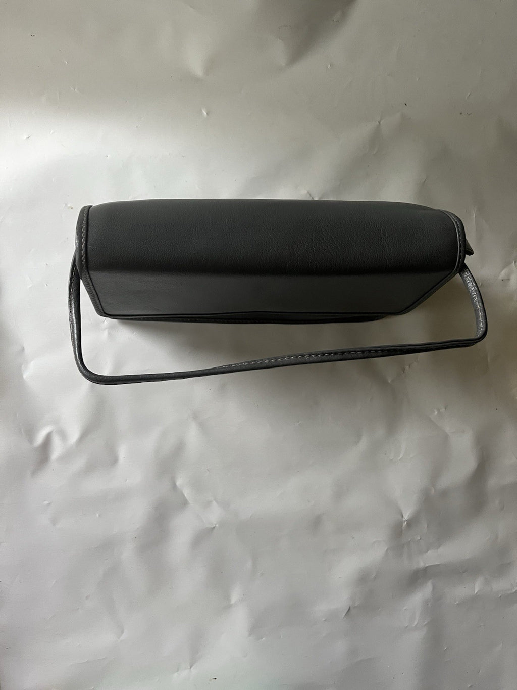 NOS 90’s Talbots Gray Crossbody Leather Bag-Made In Italy