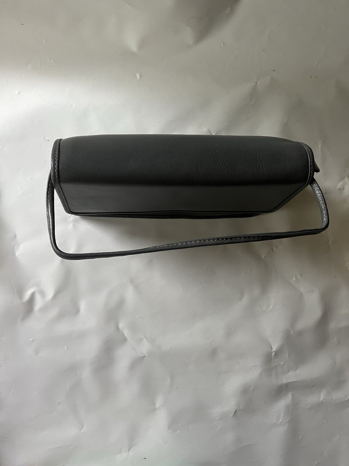 NOS 90’s Talbots Gray Crossbody Leather Bag-Made In Italy