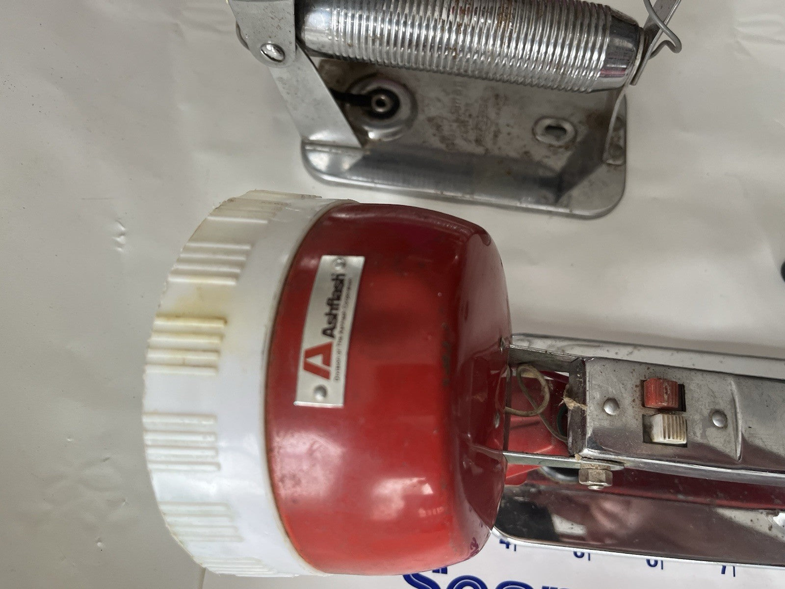 2-Vintage Retro Silver Ray-O-Vac Sportsman Lantern Light/ Ashcroft Red Lantern
