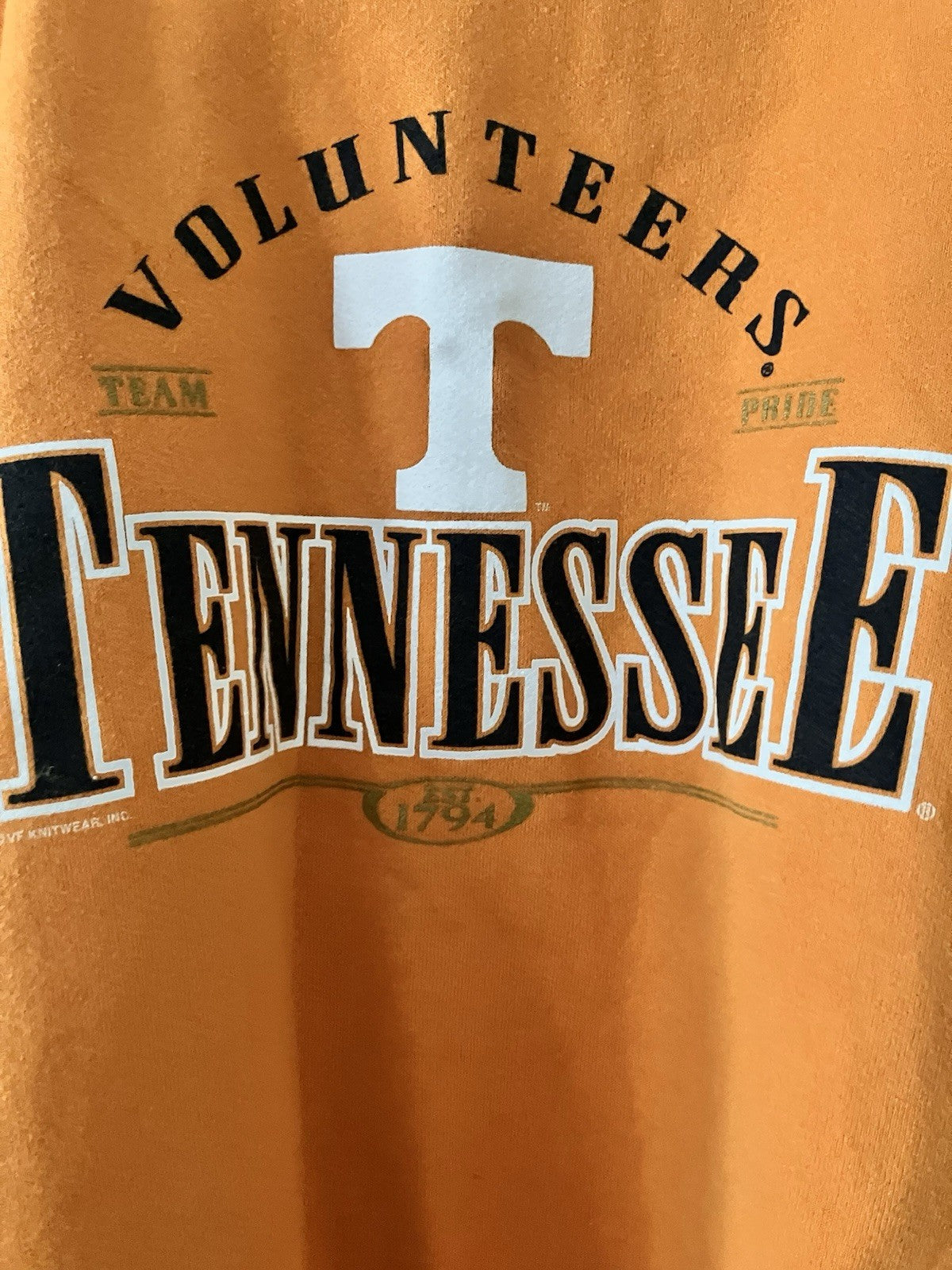 Vintage Tennessee Volunteers Lee Unisex Orange Sweatshirt. Very Clean!