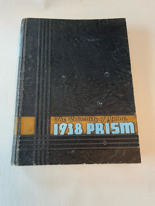 1938 University Of Maine Yearbook PRISM. ORONO, MAINE