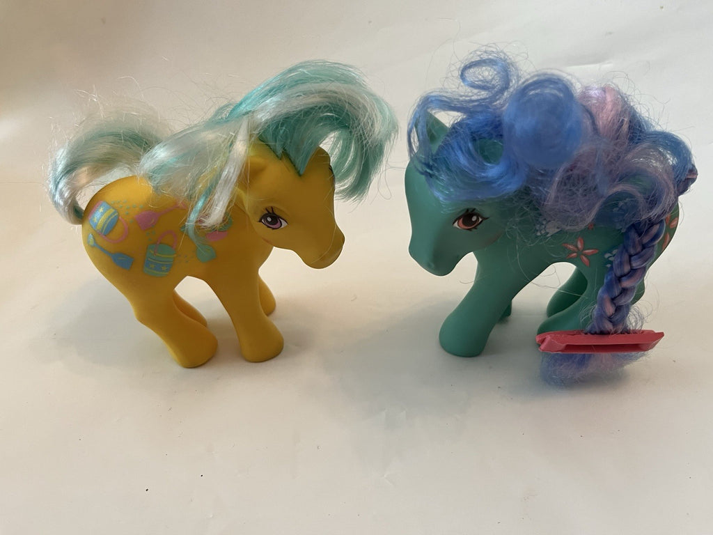 My Little Pony Sea Flower & Sand Digger G1 MLP Rare
