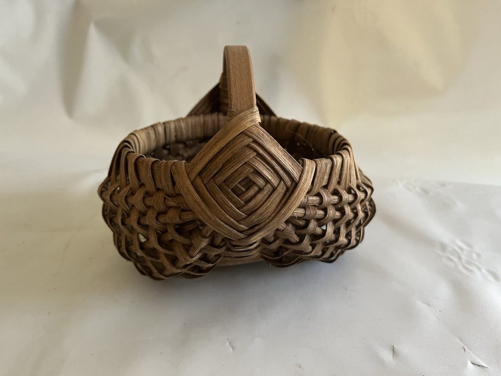 Vintage Small Buttocks Basket; 6x3” EVC