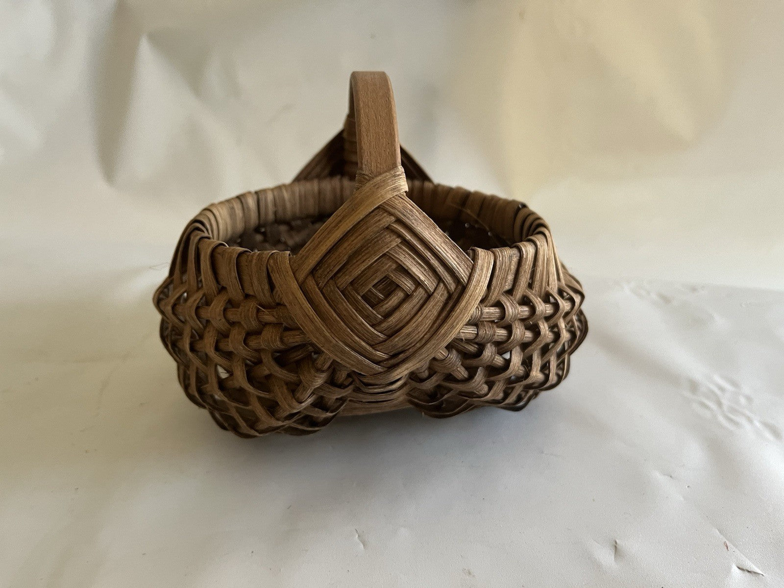 Vintage Small Buttocks Basket; 6x3” EVC