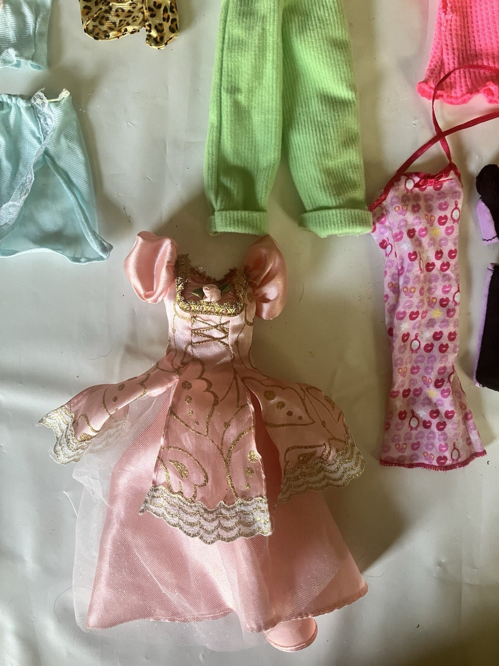 Vintage 1980’s Barbie And Variety Of Clothing Accessories