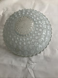 10” White Glass Art Deco Ceiling Light Shade Antique Cover Hobnail Bubble; Clear