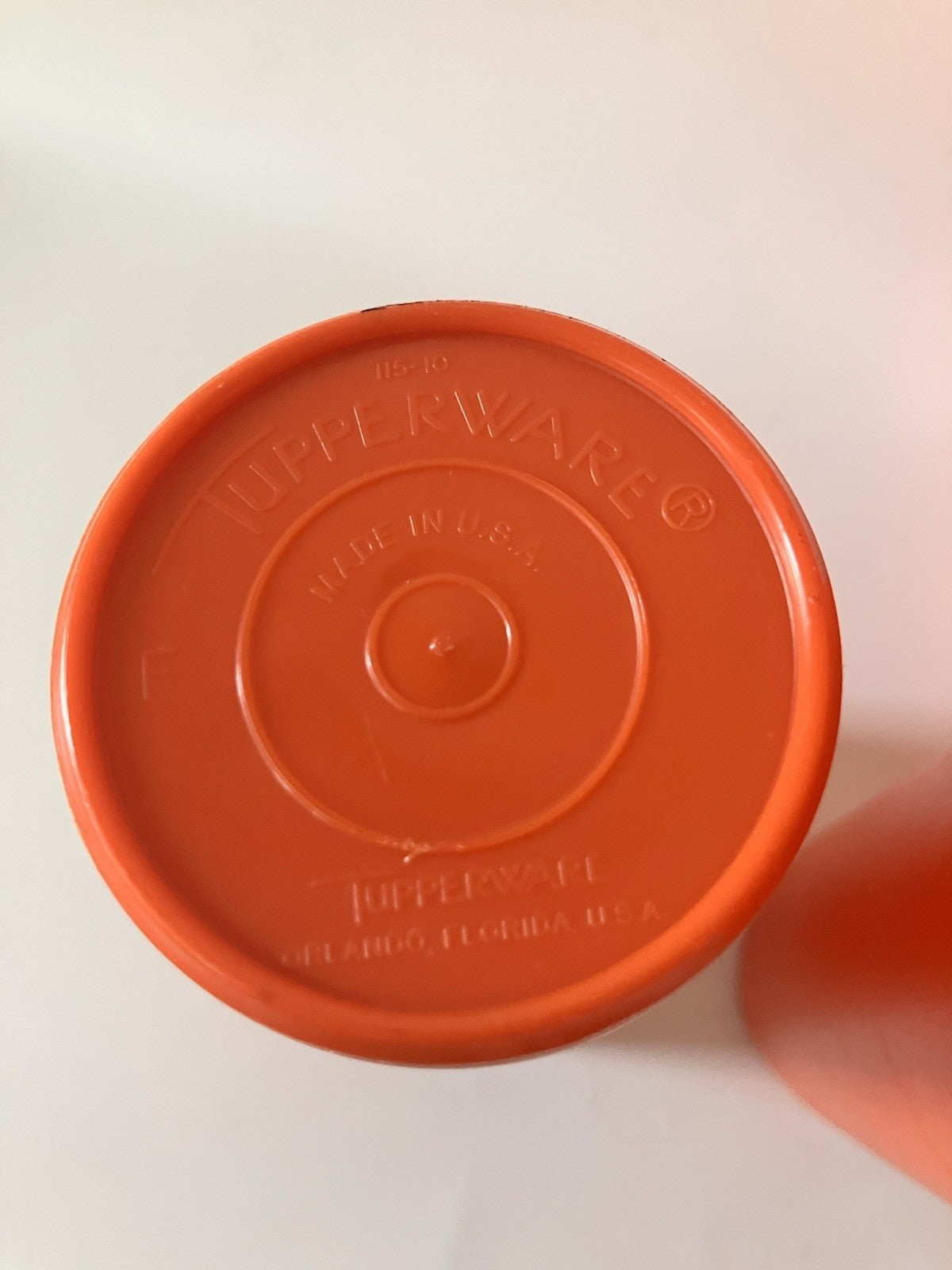 Vintage Orange 12 Oz Tupperware Tumblers Light Weight