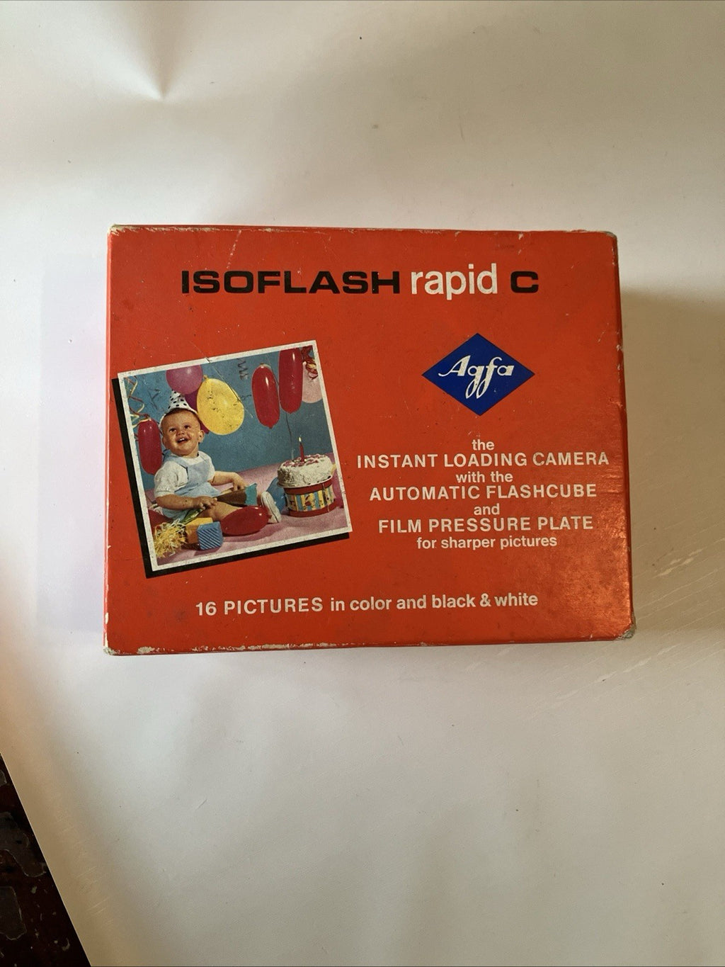 Vintage Agfa Isoflash Rapid C Instant Loading Camera with Box, Flashcube & More
