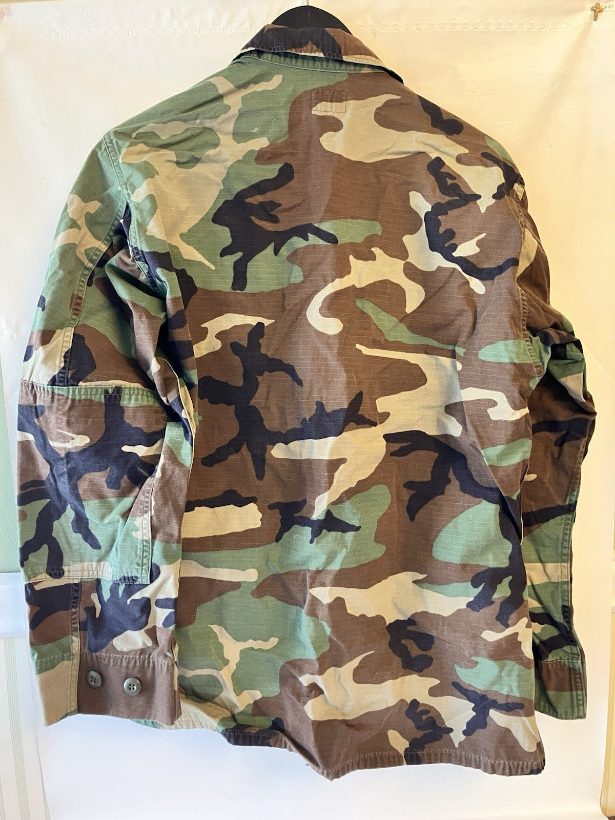 Vintage 24th Infantry Woodland Camouflage Battle Field Dress U.S. Army Complete