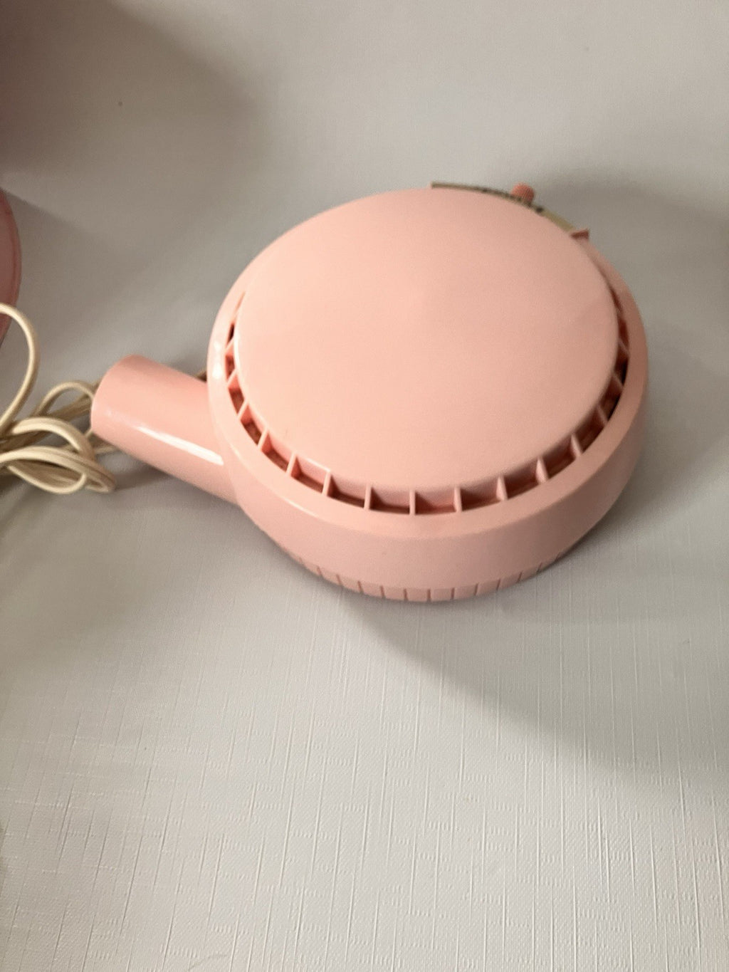 Vintage MCM Vornado Pink Bonnet Hair Dryer With Traveling Case And Extra Bonnet