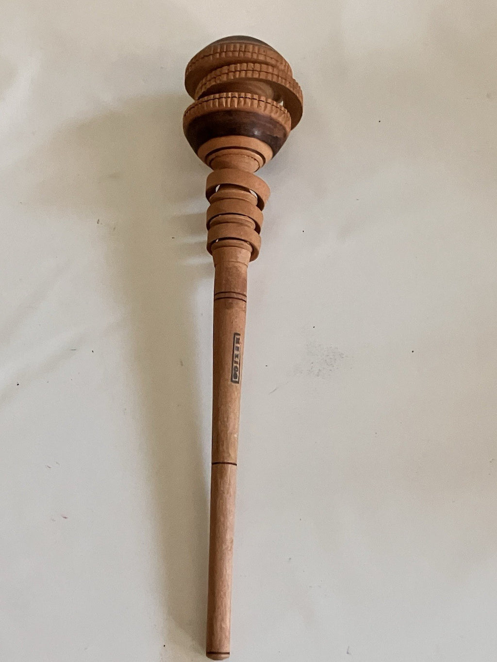 Vintage Authentic Molinillo Mexican Wooden Whisk-EVC!!