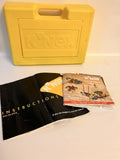 K'nex ‘92 Yellow Case Basic Building  Set #30010 W/ Instructions, Plus Battery