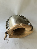 Roku Glazed on  Red Stone Pottery Hanging Flower Pot- Unique!