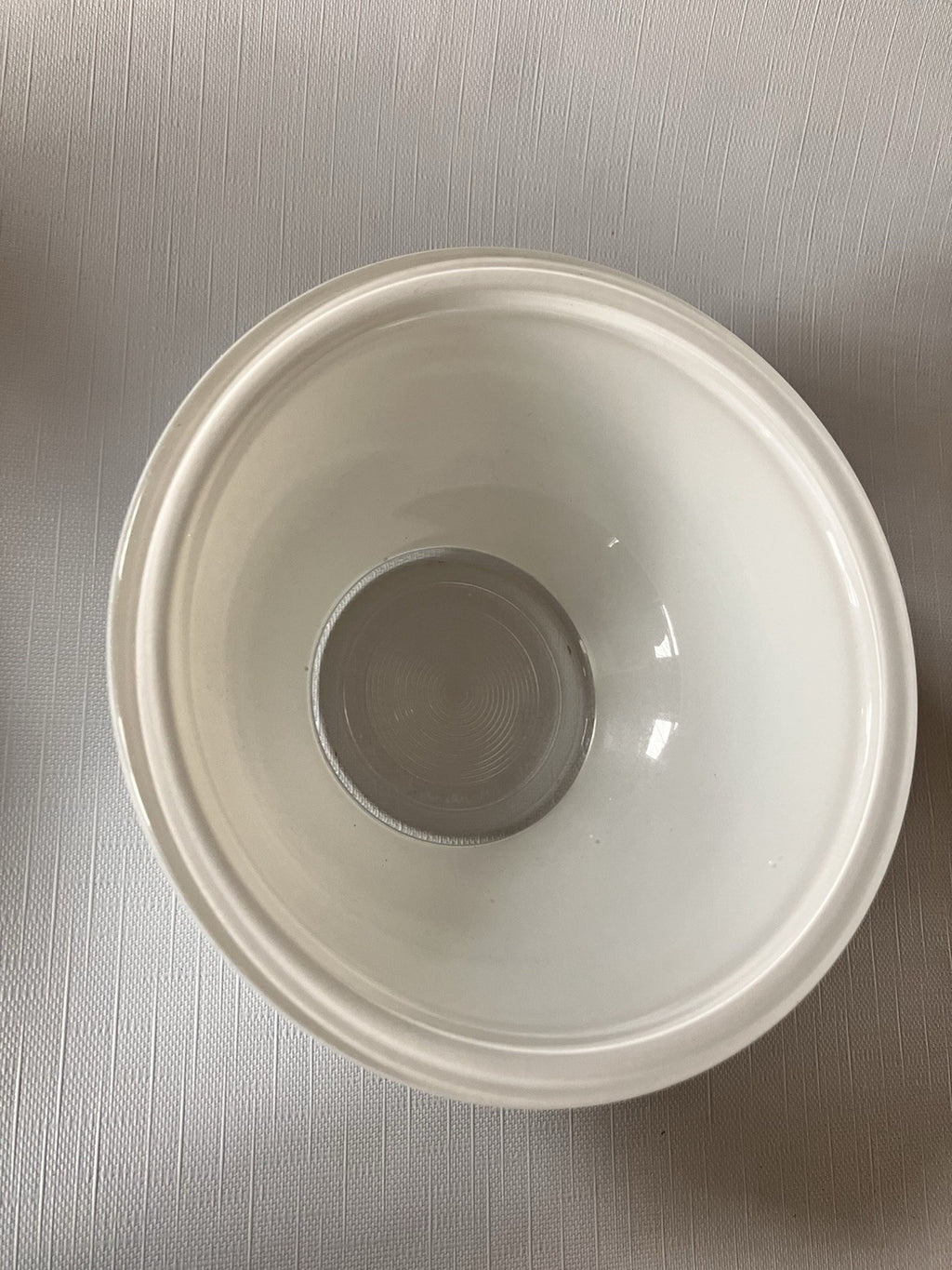 3 PYREX Clear Bottom Mixing Bowls-White #322, 323 And Blue #323