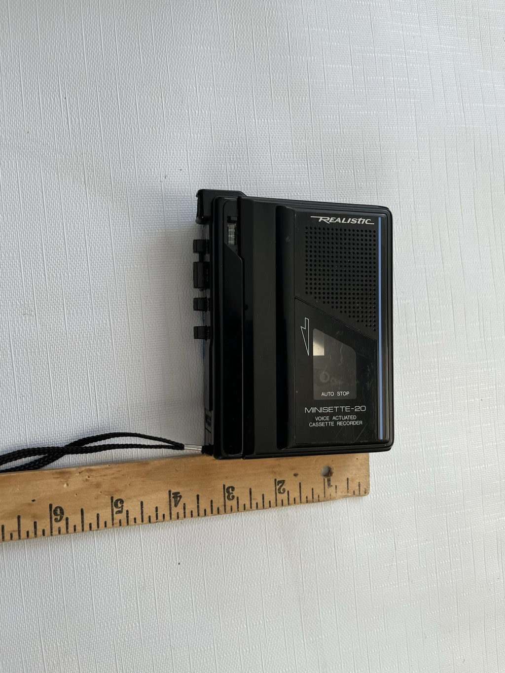Realistic Co. Minisette-20 Voice Actuated Cassette Tape Recorder 14-1055B Tested