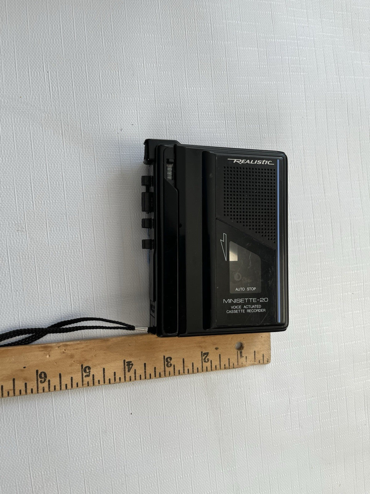 Realistic Co. Minisette-20 Voice Actuated Cassette Tape Recorder 14-1055B Tested