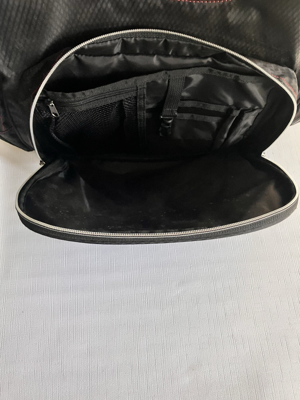TaylorMade TM Performance Backpack Golf Travel Book Bag Black Office Gym Zip Up