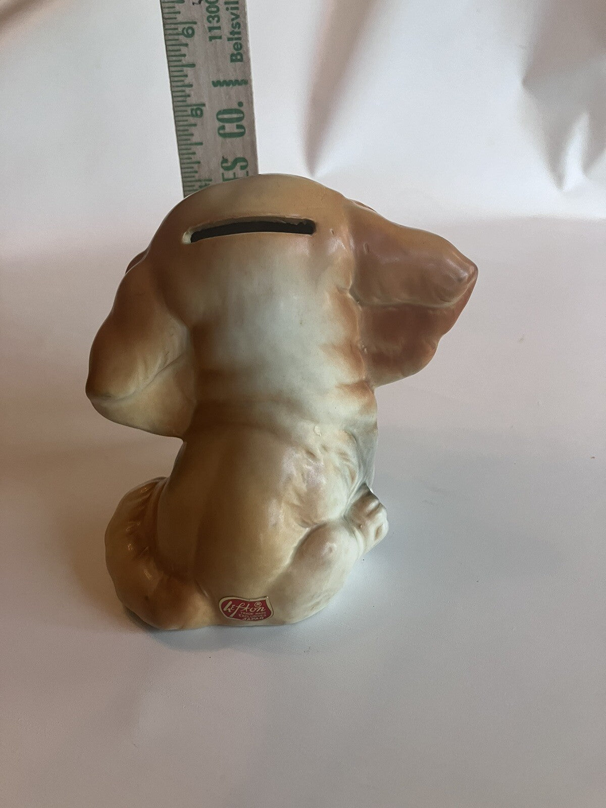 Vintage Lefton Puppy Bank EVC,