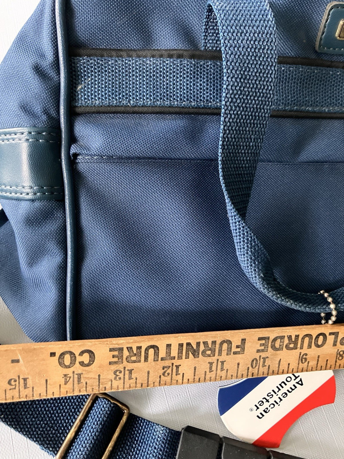 Vintage American Tourister Carry On Blue Luggage