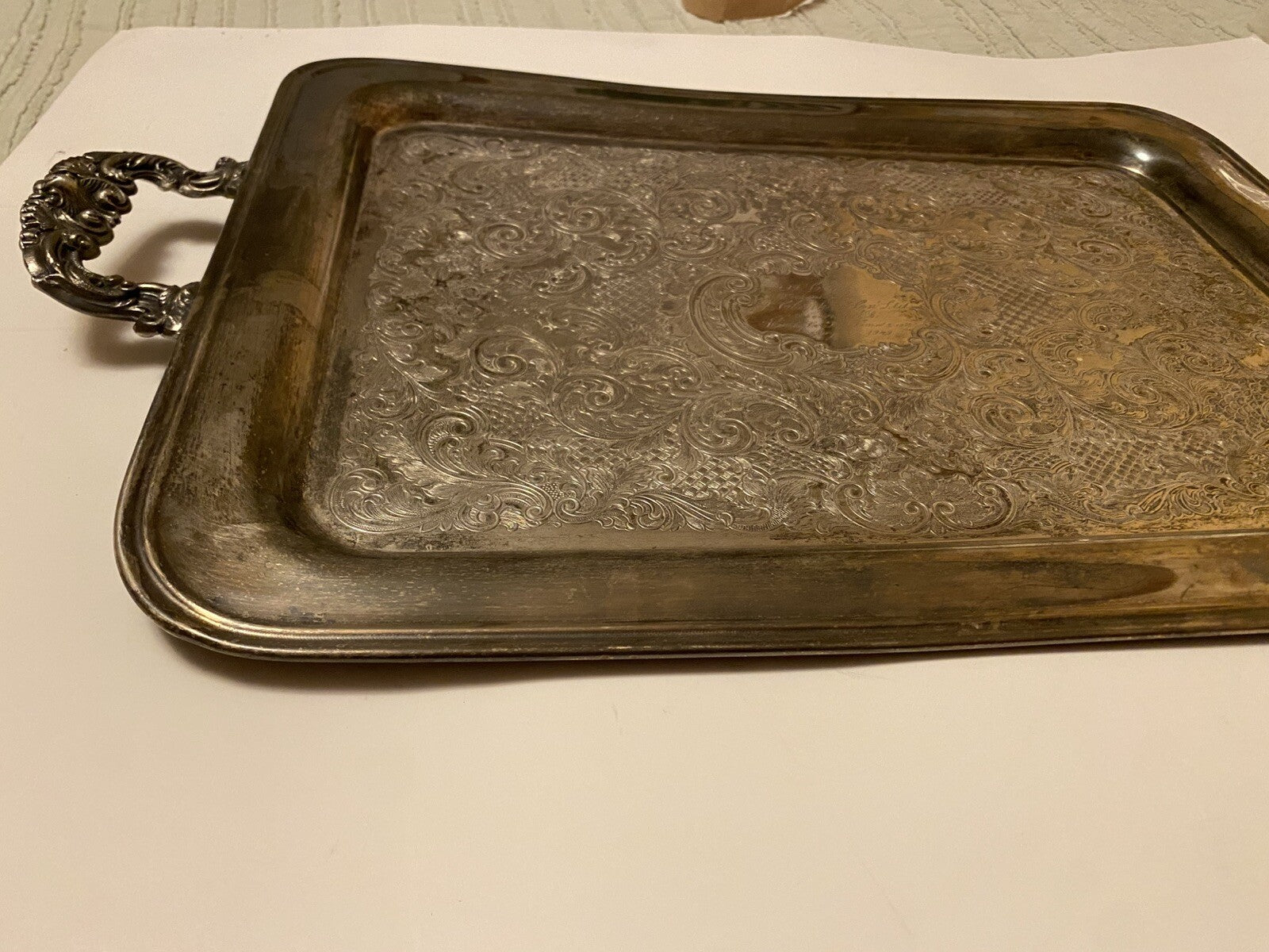 Wm A Roger’s Tray 197 -1949 Woodstock, New Brunswick J Clark & Son Col. Dan Time