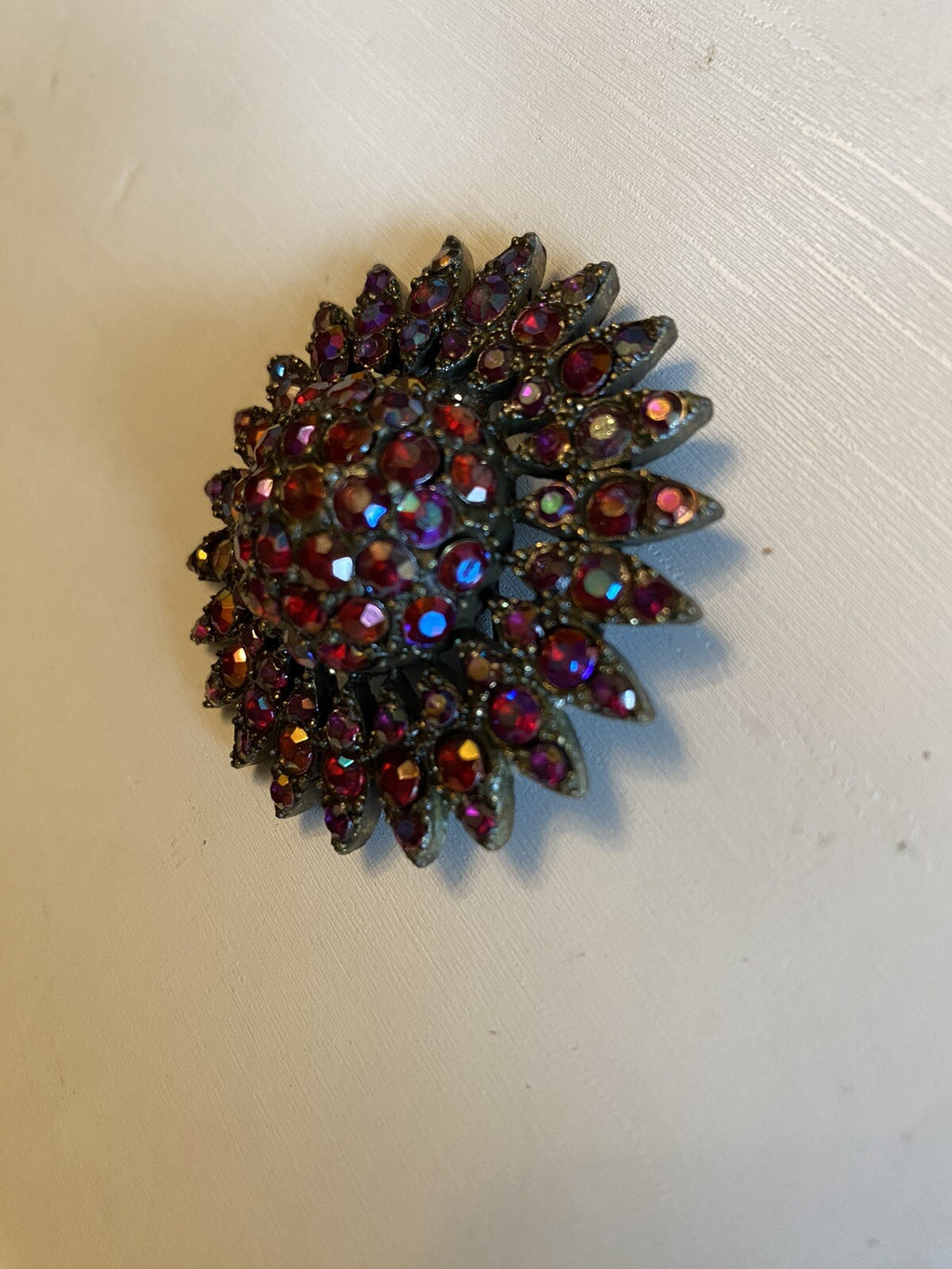 Vintage Laila Rowe Red Brooch