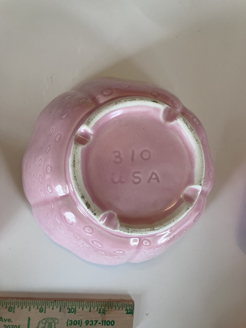 Vintage California Valley Vista Strawberry Cookie jar And Plates
