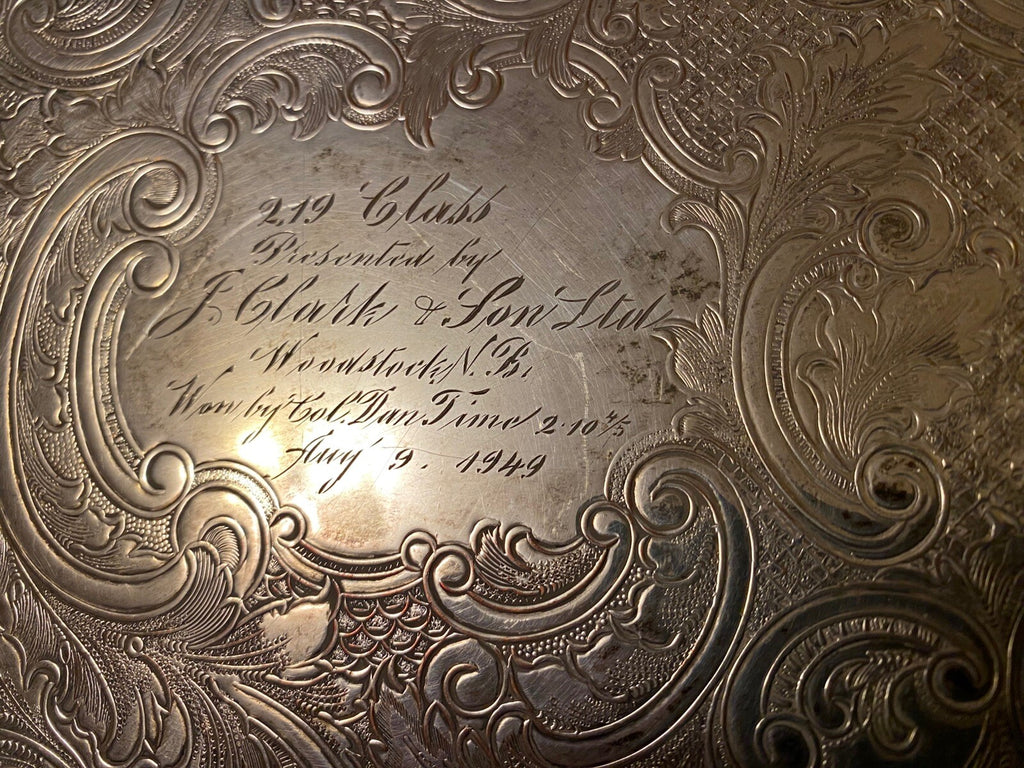 Wm A Roger’s Tray 197 -1949 Woodstock, New Brunswick J Clark & Son Col. Dan Time