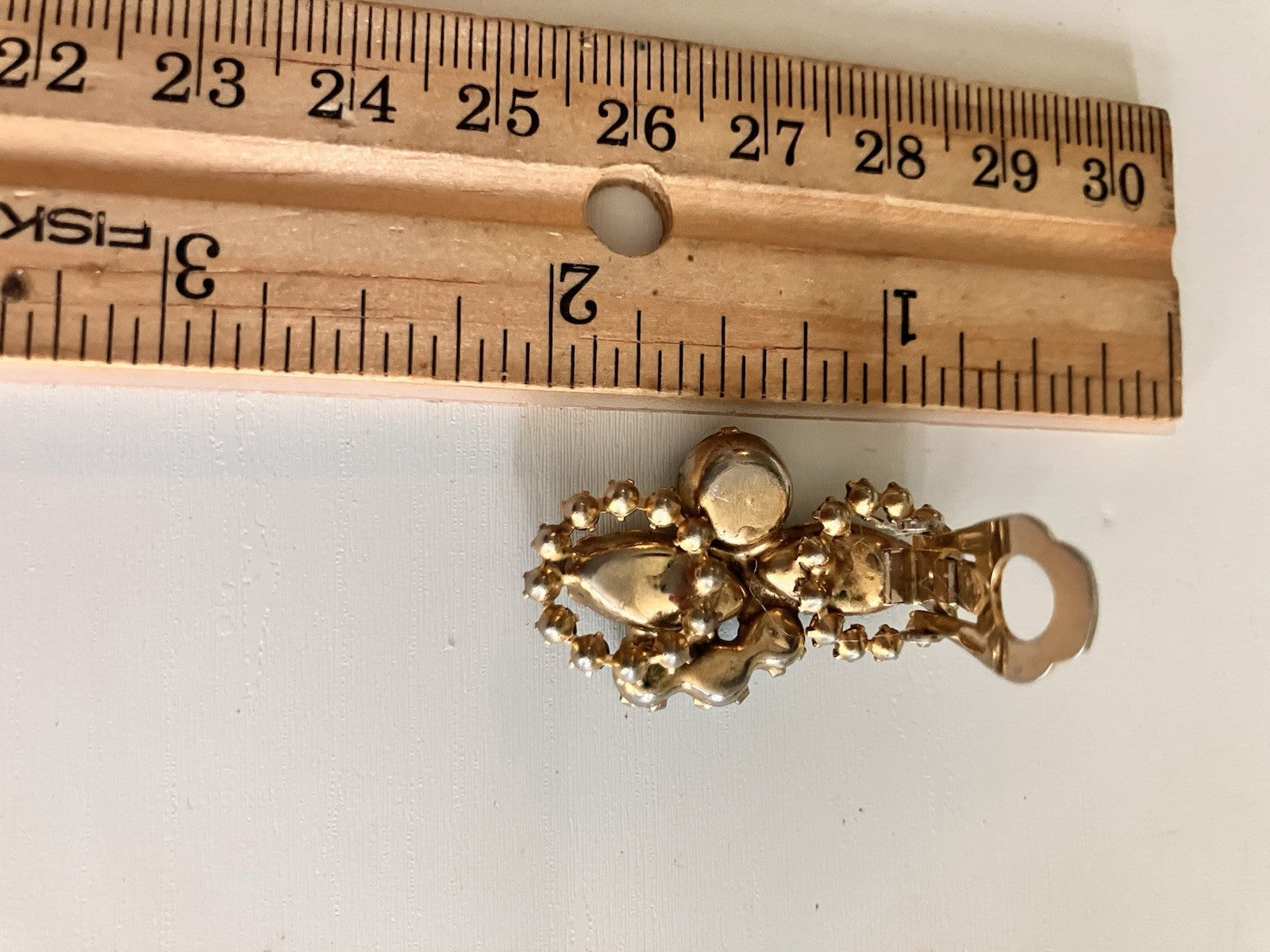Vintage Aurora Borealis Rhinestone Small Brooches Lot Of 2.