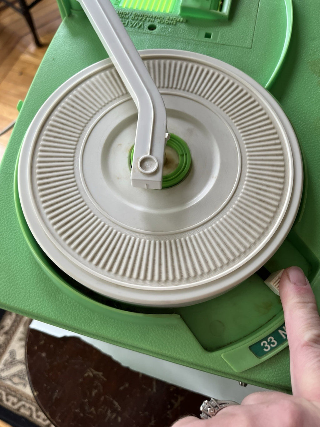 Vintage Child Guidance Show ‘N Tell Green Phono-viewer. Working Condition, GVC