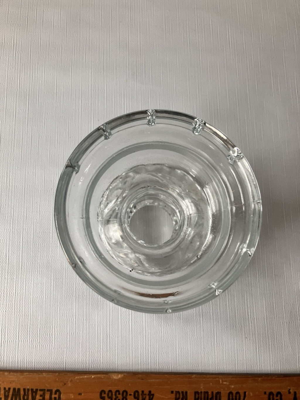 Vintage Glass Etched Hurricane Oil Lamp 