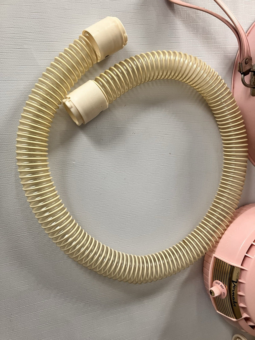 Vintage MCM Vornado Pink Bonnet Hair Dryer With Traveling Case And Extra Bonnet