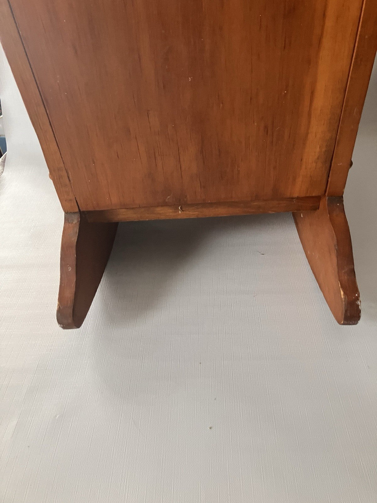 Vintage Children’s Wooden Rocking Chair W/ Jester Decal