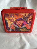 Retro 1990’s Red Aladdin Lunchbox Of Disney Hunchback Of Notre Dame
