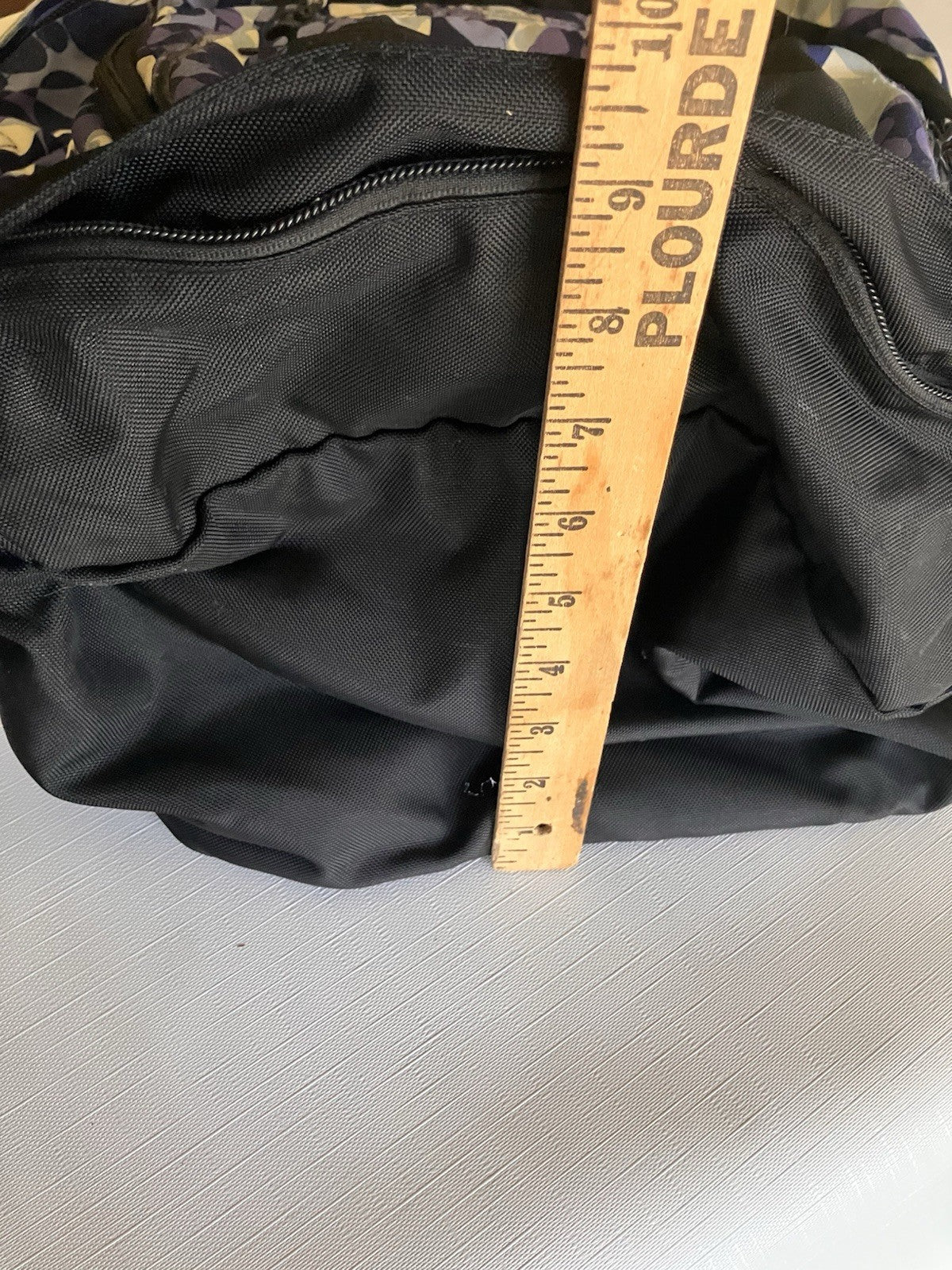 L.L.Bean Purple Two Toned And White large Backpack NOT monogrammed!