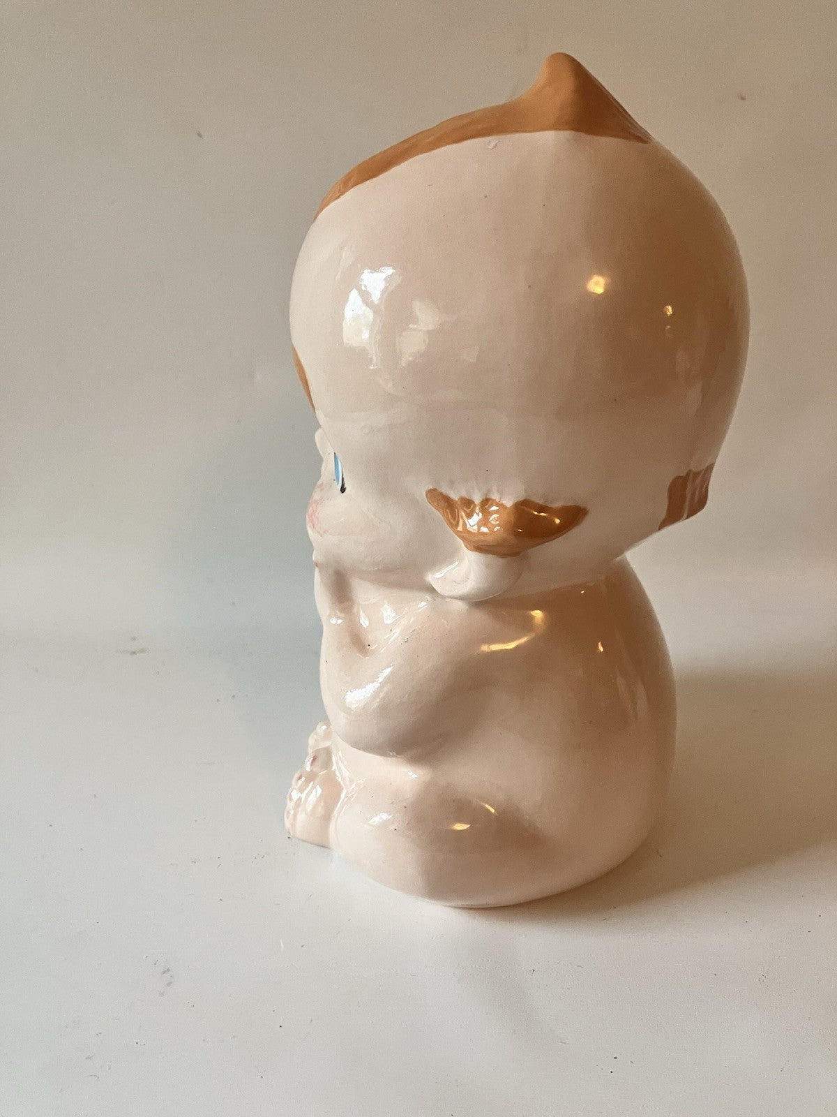 Vintage Baby 6” Tall Ceramic Figurine