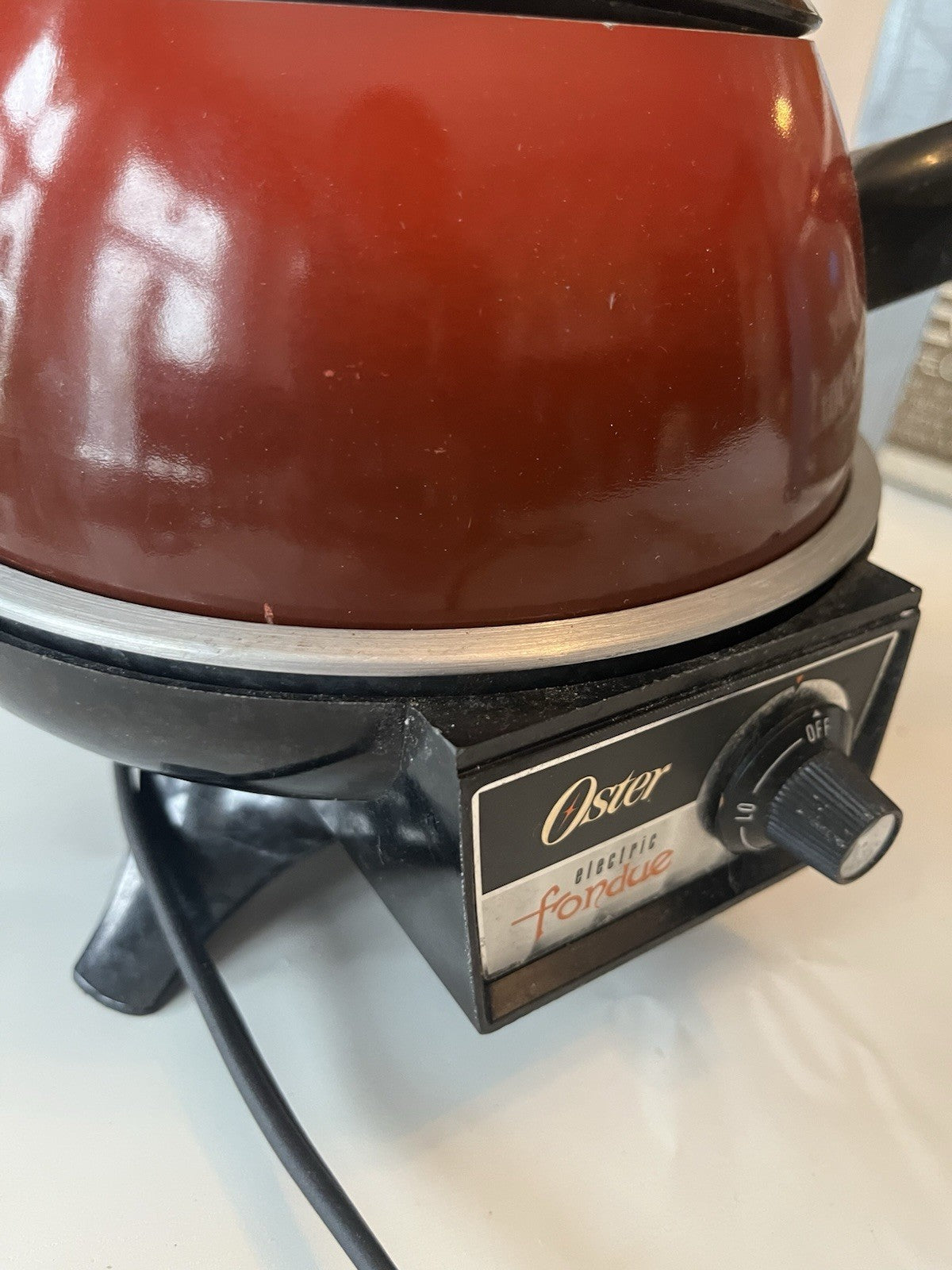 Vintage 1960s Oster Electric Fondue Complete Set With Original Box, Accessories