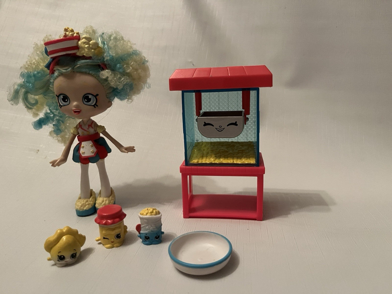 Shopkins Shoppies S1 Popette Popcorn with accessories