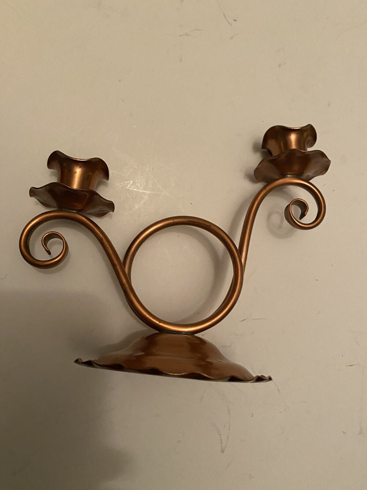 Vintage Gregorian Copper Candelabras