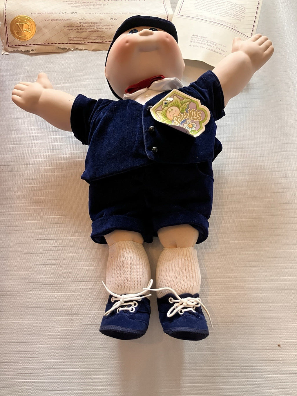 1984 Collectors Item Cabbage Patch Kids Jeffrey Nicholas Porcelain Doll #4884