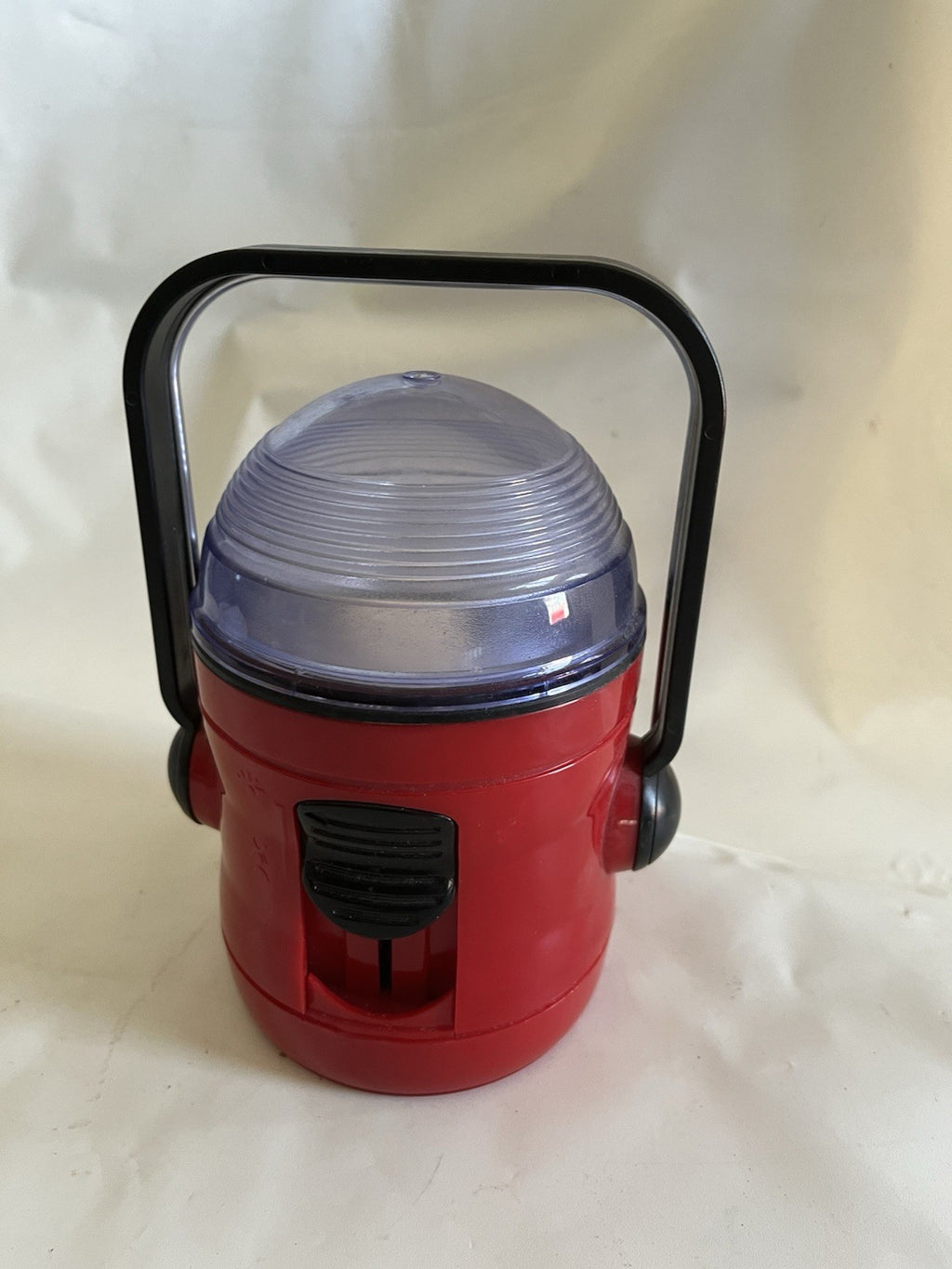 Marlboro Lantern Flashlight Lamp Camping Red With Handle Vintage