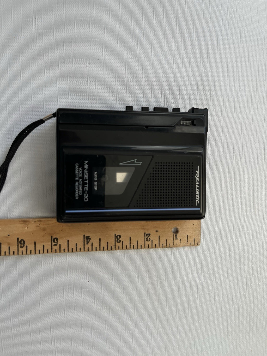 Realistic Co. Minisette-20 Voice Actuated Cassette Tape Recorder 14-1055B Tested