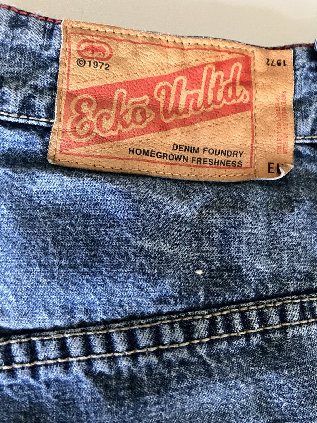 Y2K Mens ECKO Unltd Baggy Jeans Original Style 36” Waist.