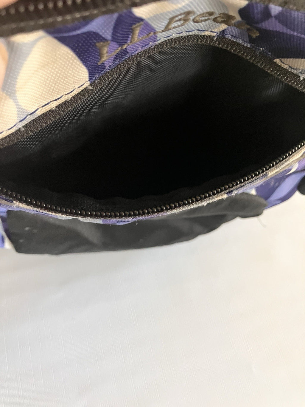 L.L.Bean Purple Two Toned And White large Backpack NOT monogrammed!