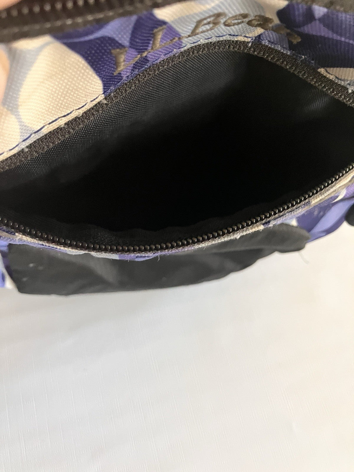 L.L.Bean Purple Two Toned And White large Backpack NOT monogrammed!