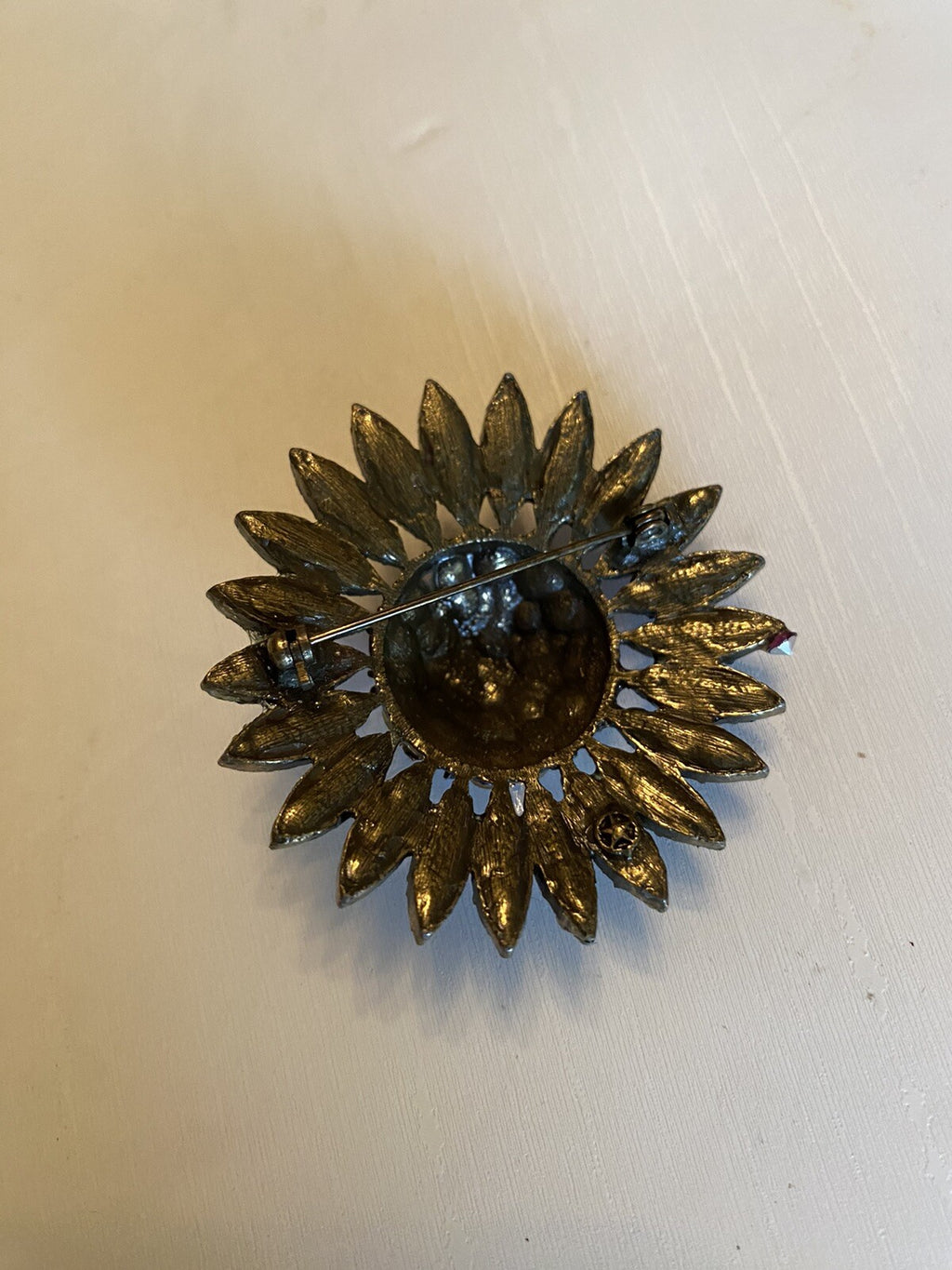 Vintage Laila Rowe Red Brooch