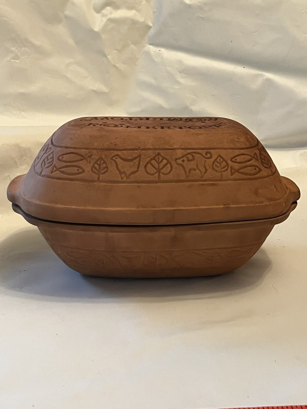 Vintage Romertopf Terracotta Clay Baker 110, Preloved Cond. Photos!