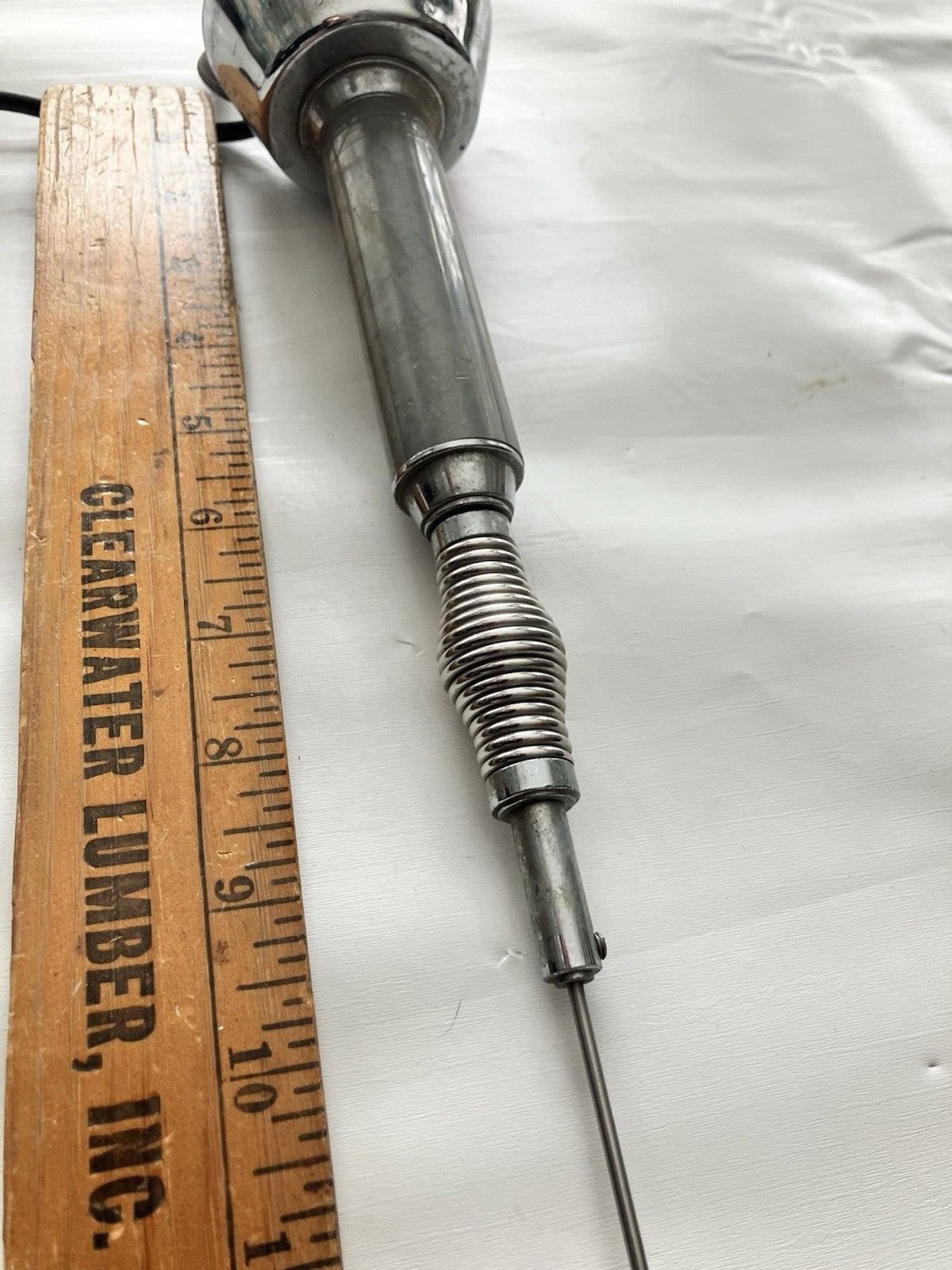 Vintage 44.5” Long Auto Antennae, Over 96” Of Cord
