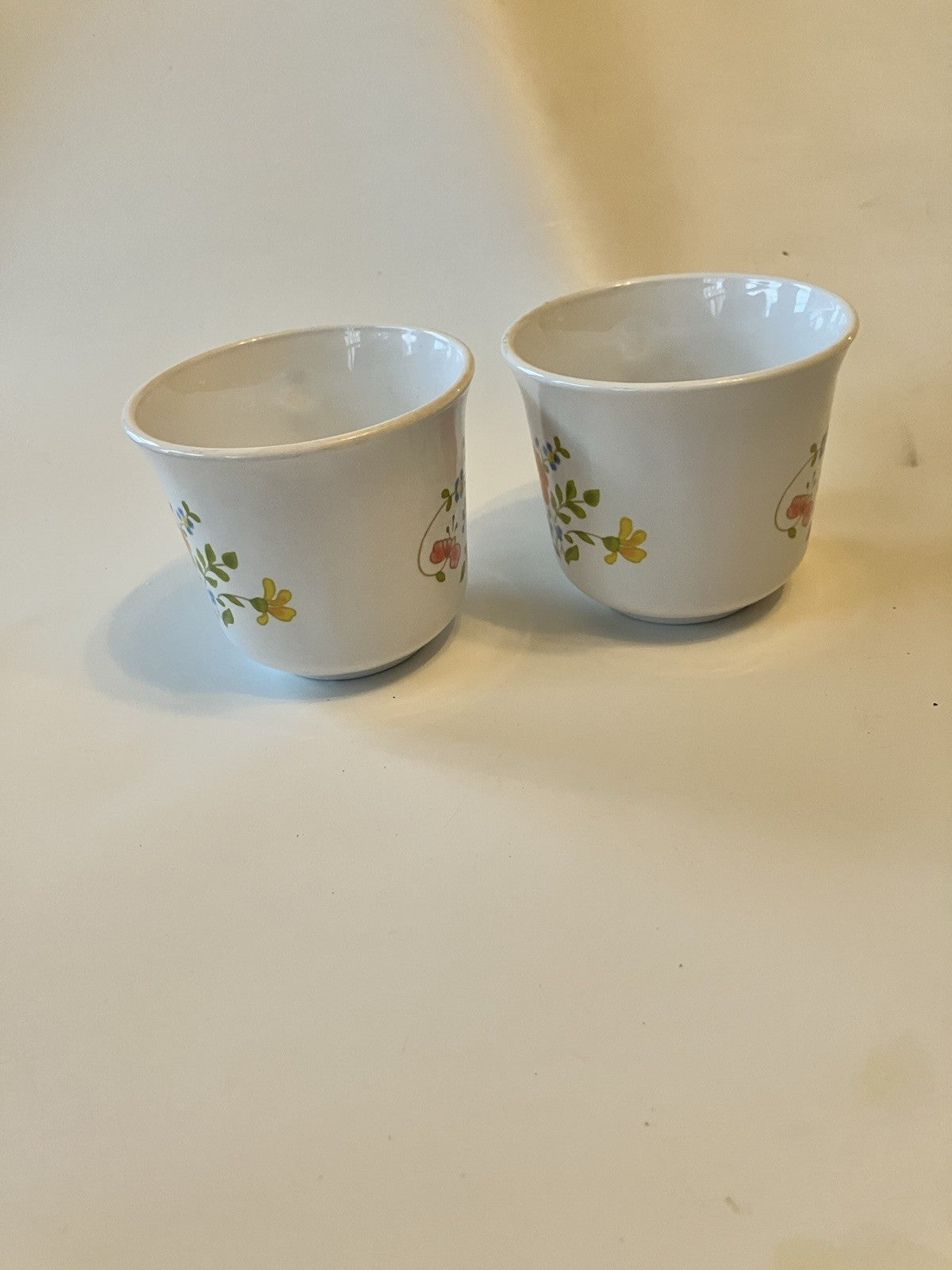 Pair Of Vintage Corelle by Corning WILDFLOWER Coffee Cup Mug