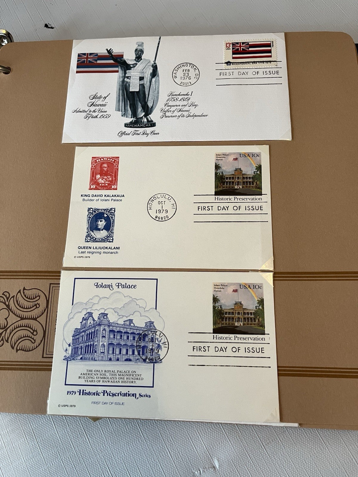 Vintage “First Day Covers” Stamp Collection Hawaii, Alaska, Nat’l Parks ‘37-‘84