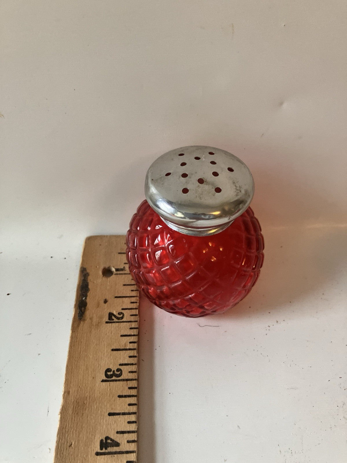 Pair Of Red Vintage Avon “Charisma” Fragrant Powder Shakers